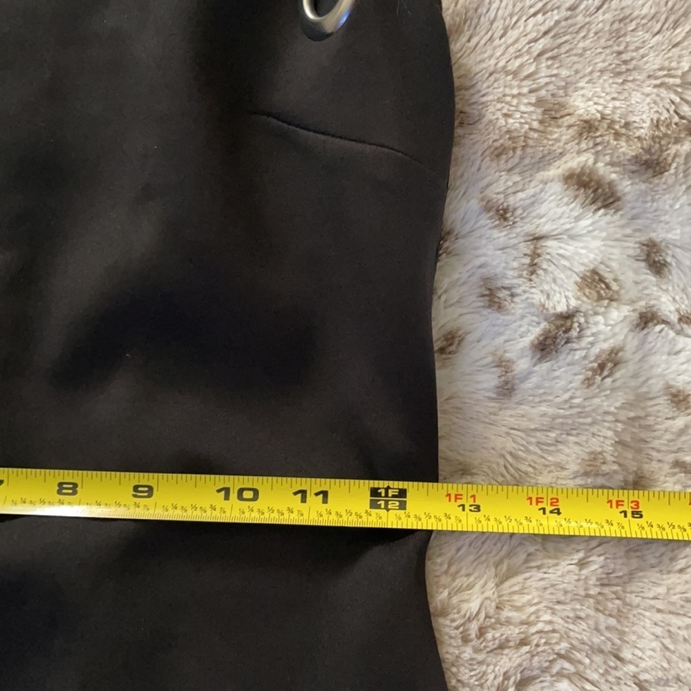 Topshop Mini Black Sleeveless Dress Size 2 - Picture 7 of 8